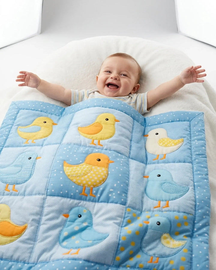 Little Bird Bamboo Quilt Blanket