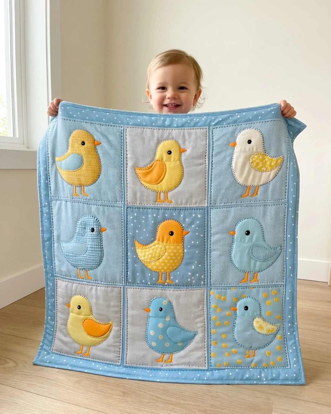 Little Bird Bamboo Quilt Blanket