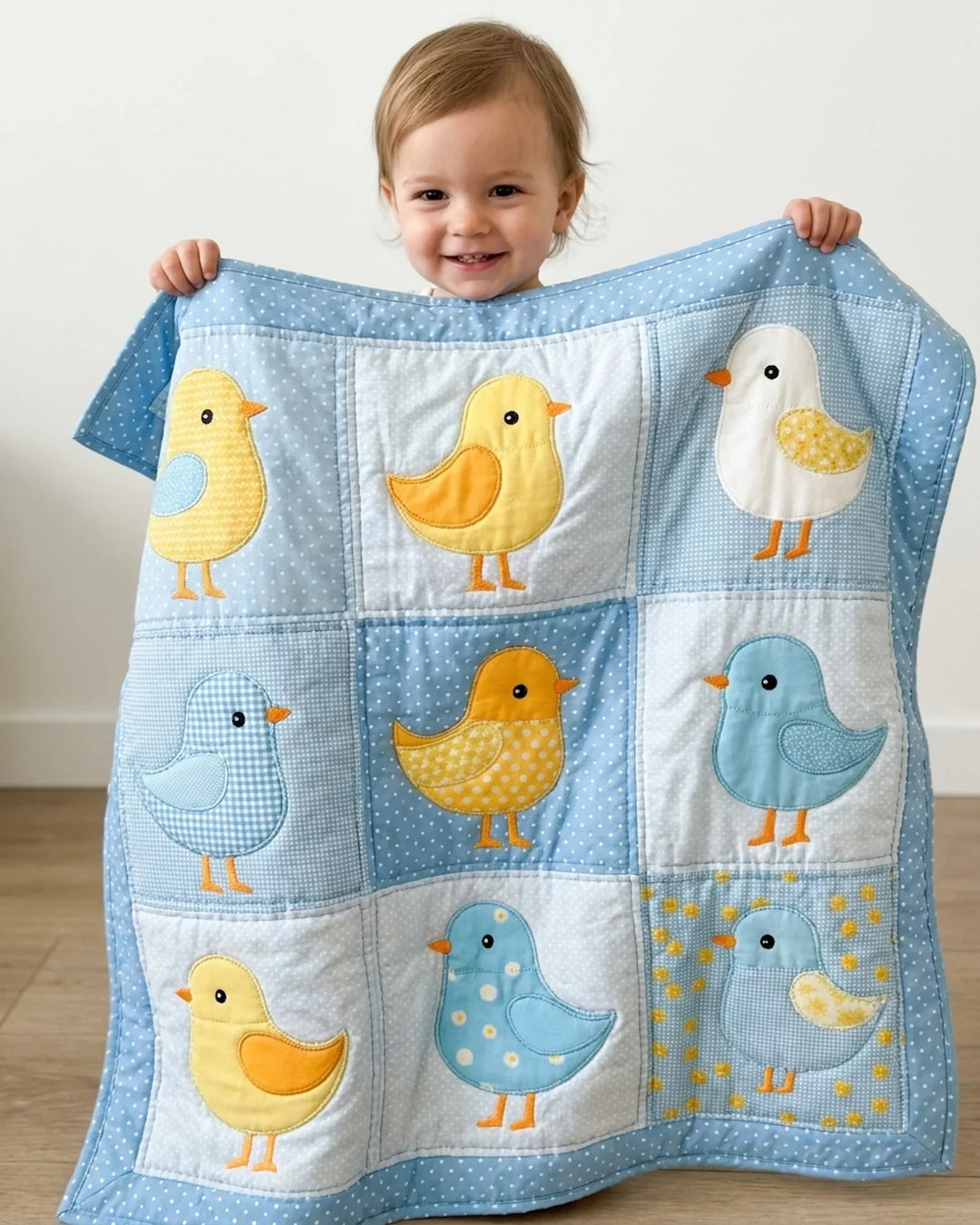 Little Bird Bamboo Quilt Blanket