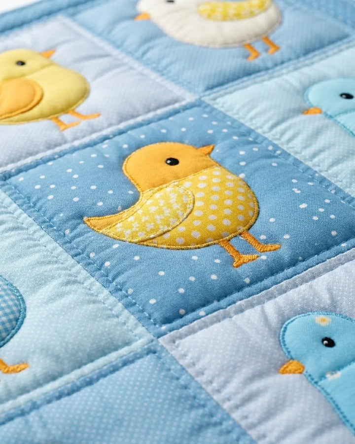 Little Bird Bamboo Quilt Blanket