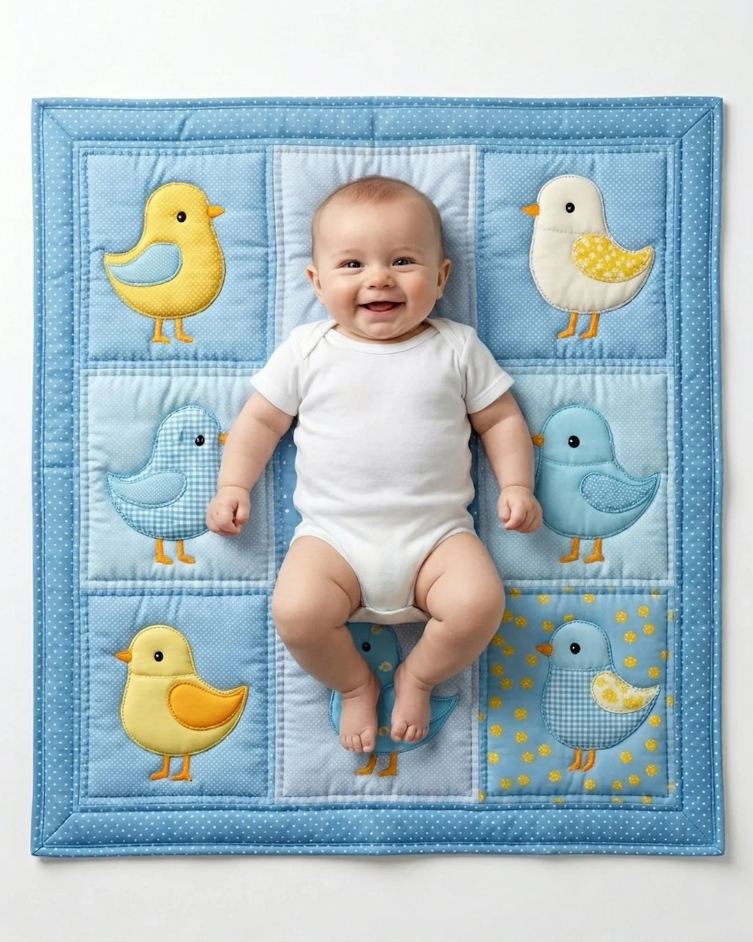 Little Bird Bamboo Quilt Blanket