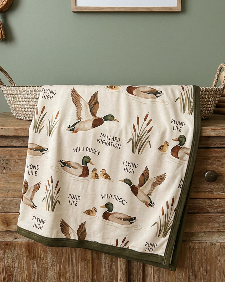 Little Pond Wander Bamboo Blanket