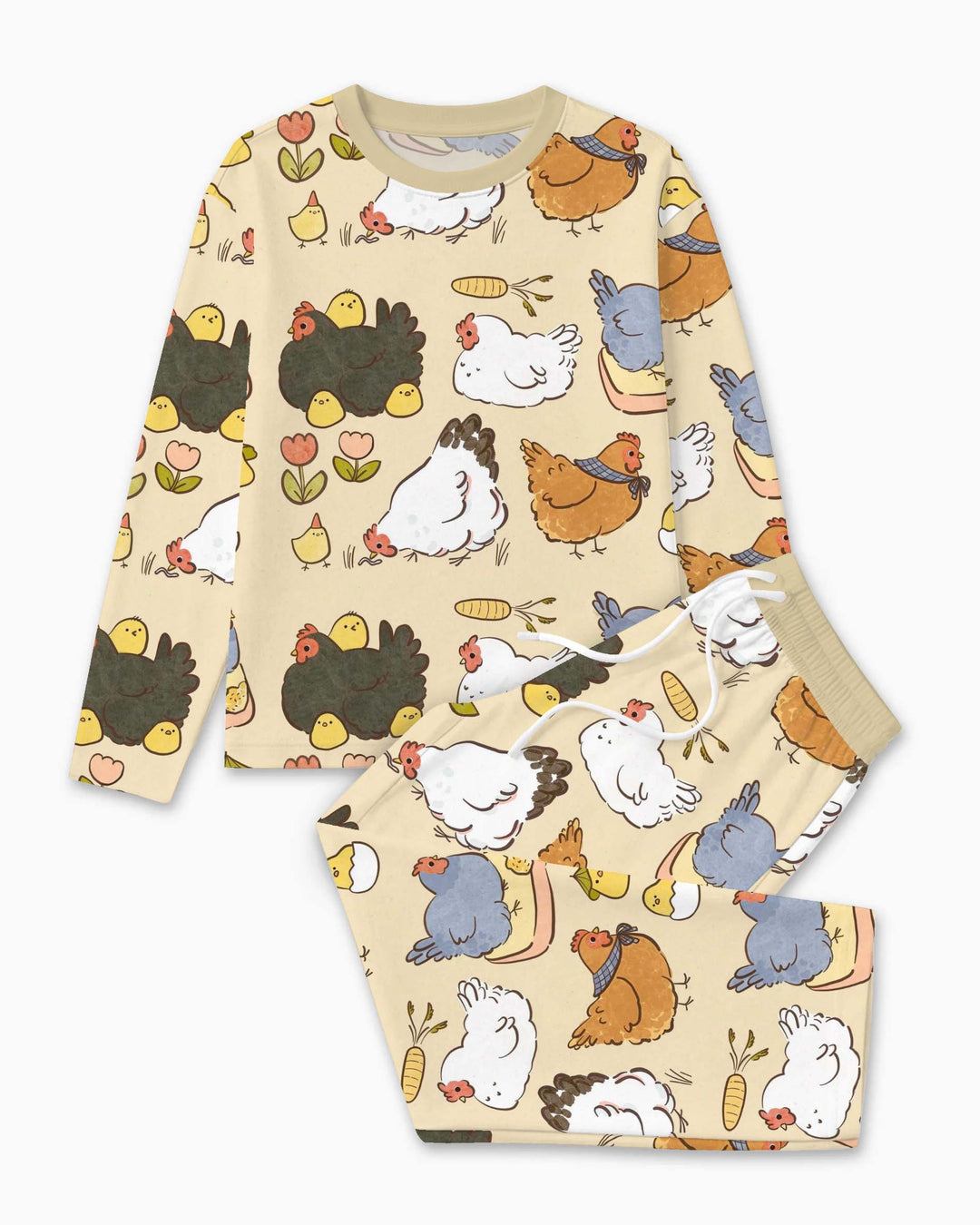 Little Chicken Friends Bamboo Men's Pajama Set