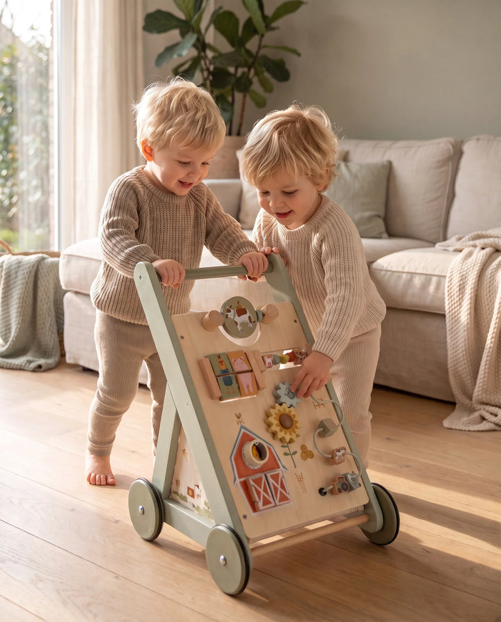 Happy Farm Wooden Activity Walker