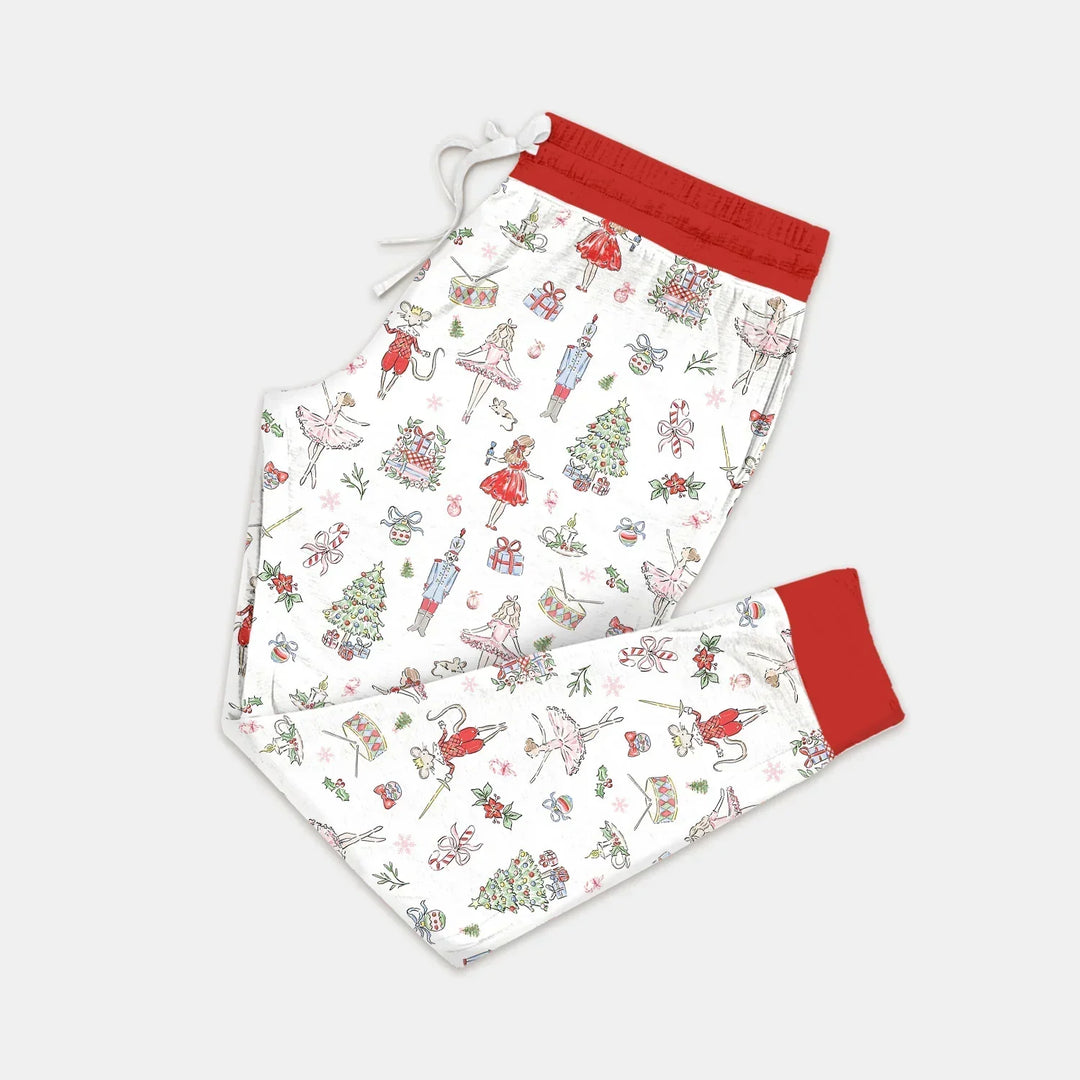 Sweet Nutcracker Holiday Matching Mom And Baby Bamboo Women Pajama Set