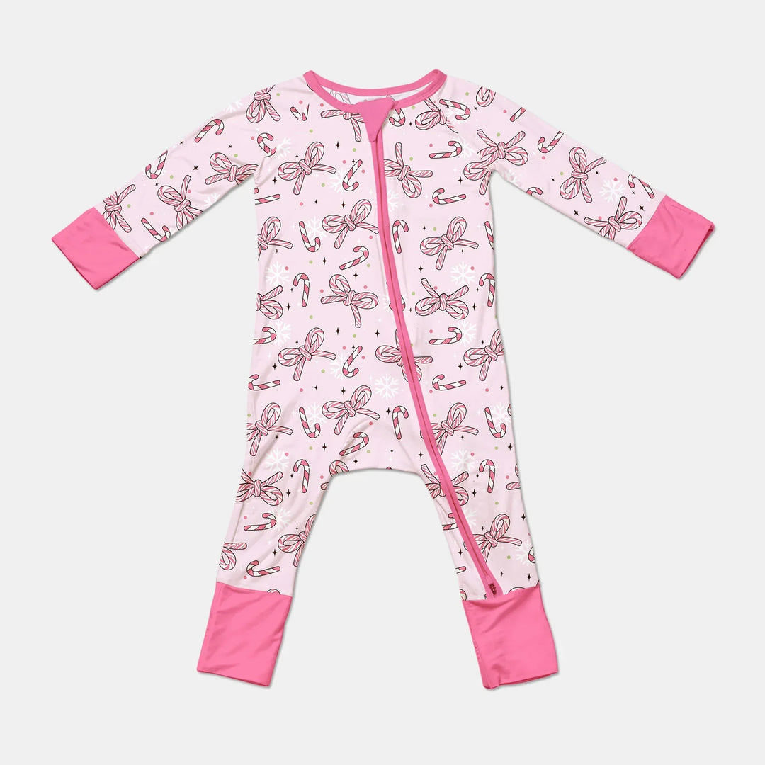 Pink Candy Bows Bamboo Convertible Zippy
