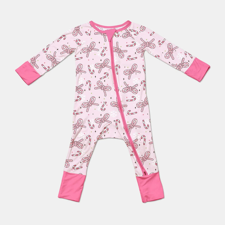 Pink Candy Bows Bamboo Convertible Zippy