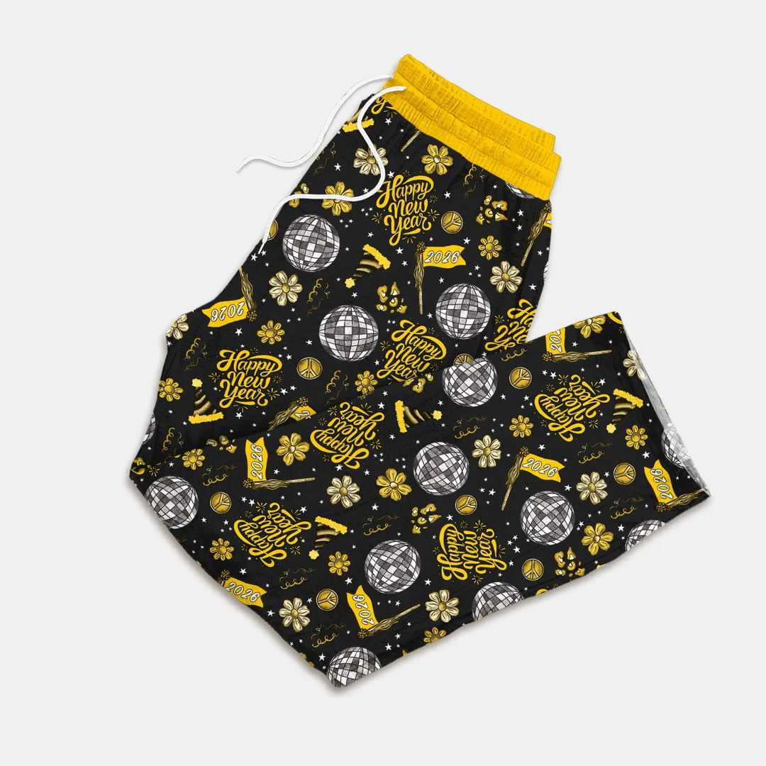 Disco New Years Eve Bamboo Men's Pajama Set