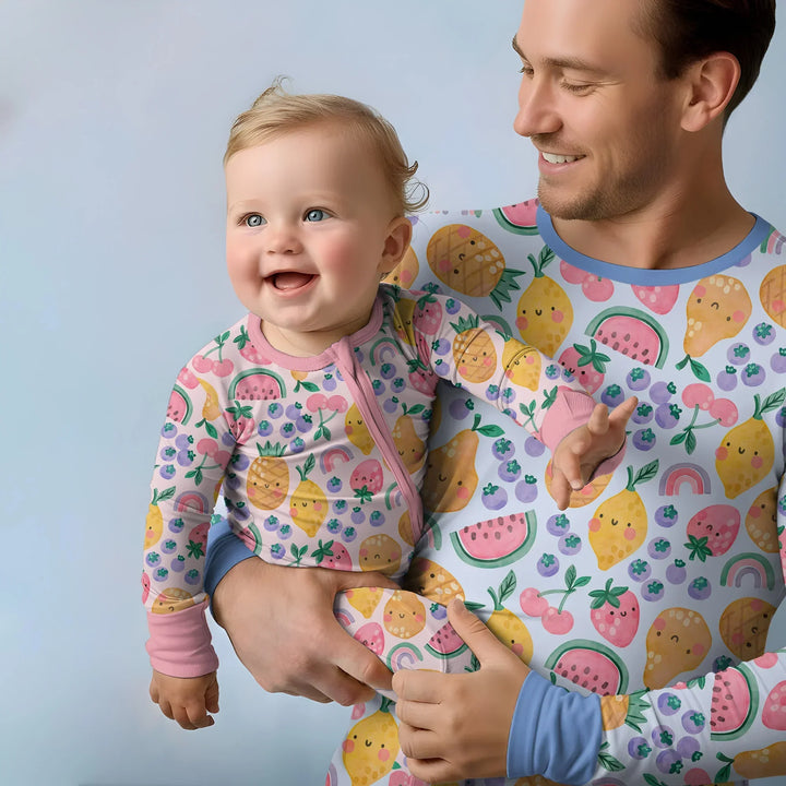 Fruitie Cuties Family Matching Bamboo Men's Pajama Set