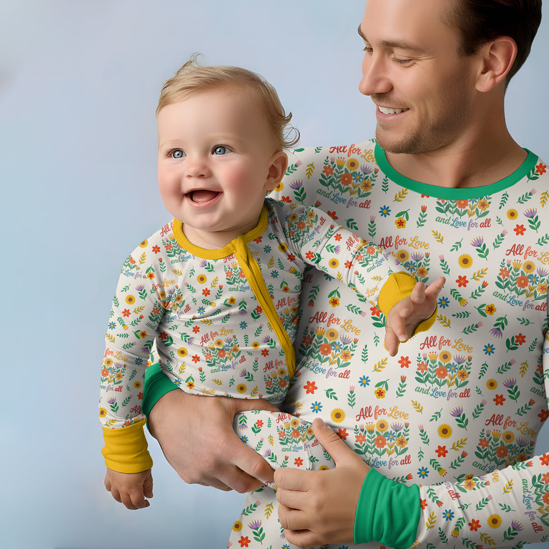 Love For All Family Matching Bamboo Convertible Zippy
