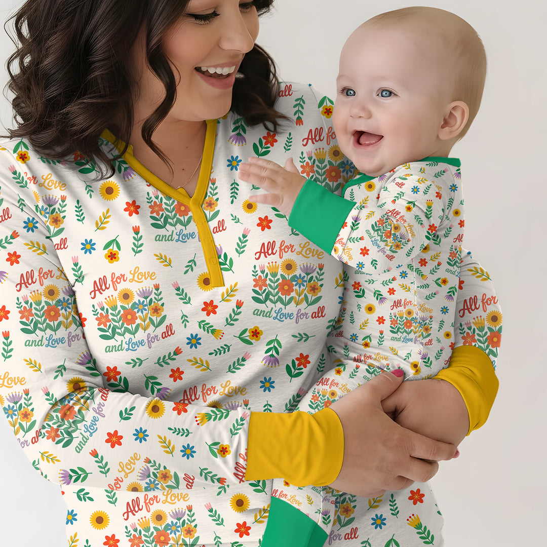 Love For All Family Matching Bamboo Convertible Zippy
