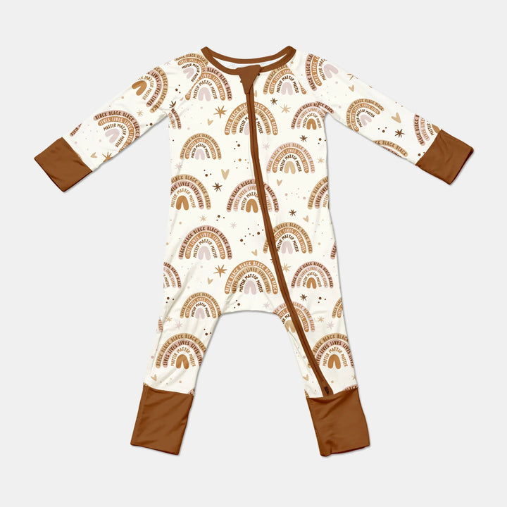 Back Lives Matter Rainbow Bamboo Convertible Zippy
