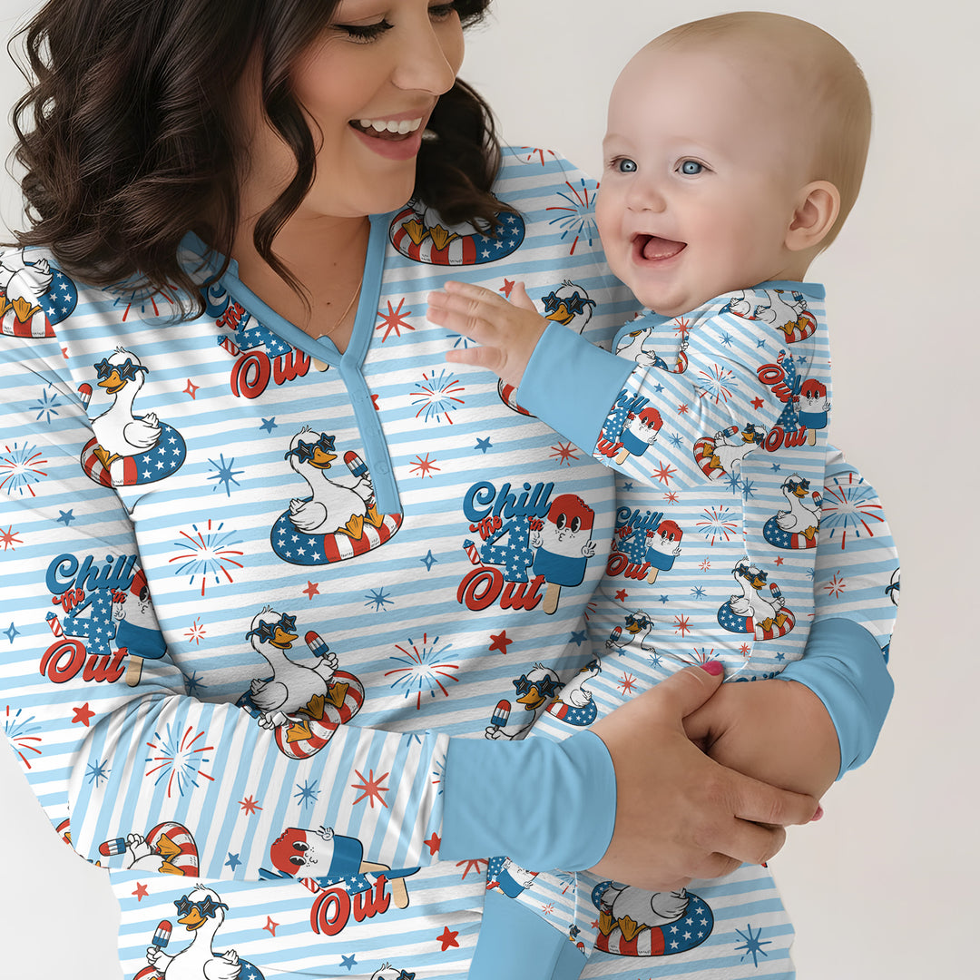 Chill the Fourth Out Bamboo Women Pajama Set