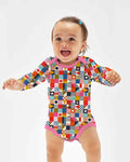 Playful Shapes Bamboo Bodysuit