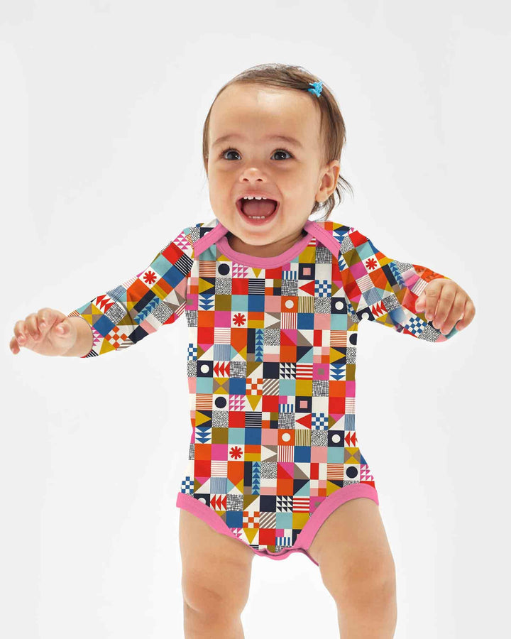 Playful Shapes Bamboo Bodysuit
