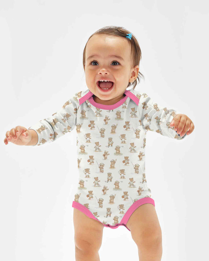 Teddy Team Spirit Bamboo Bodysuit