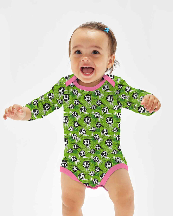Green Soccer Energy Bamboo Bodysuit