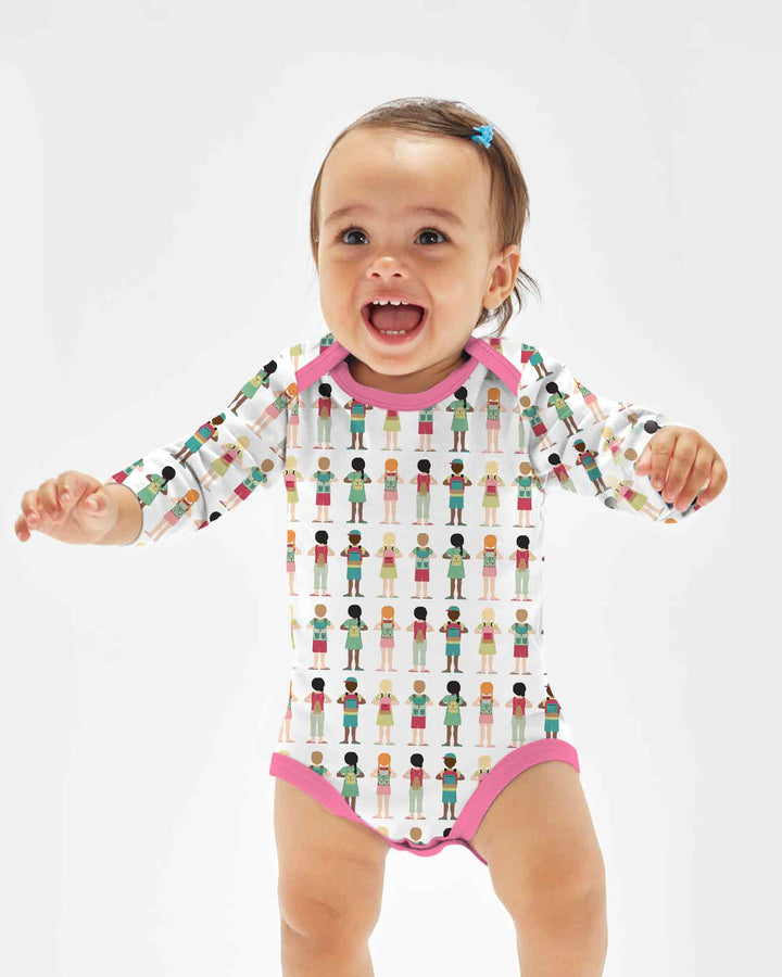 Little Friends Everywhere Bamboo Bodysuit