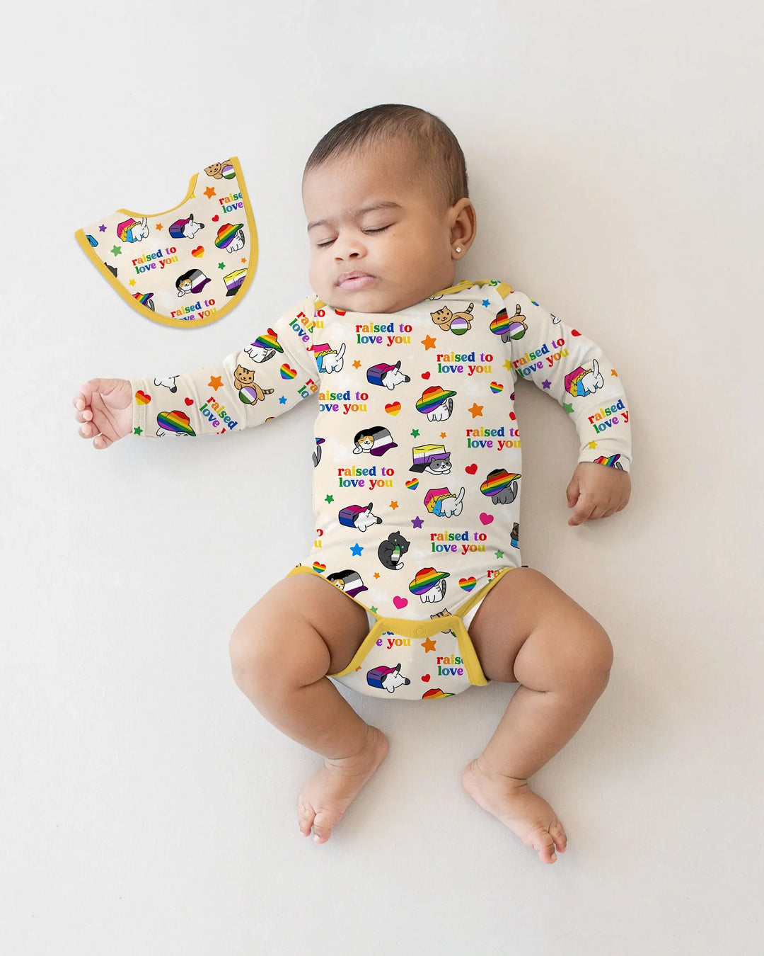 Rainbow Paws Family Matching Bamboo Bodysuit