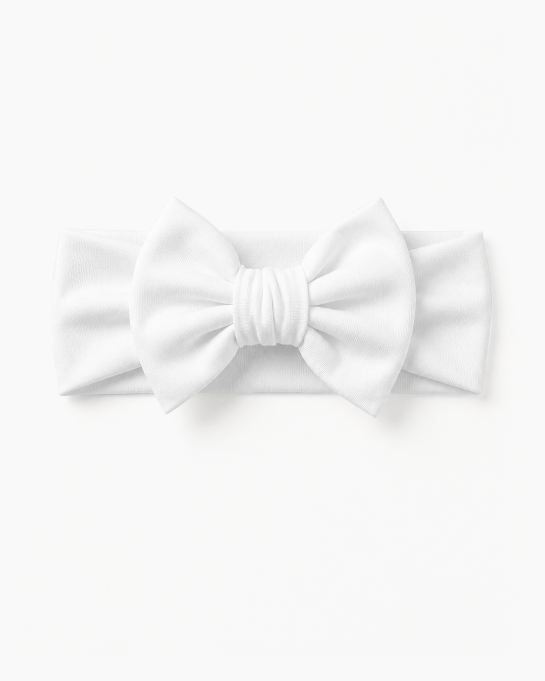 Solid Color Bamboo Luxe Bow Headband