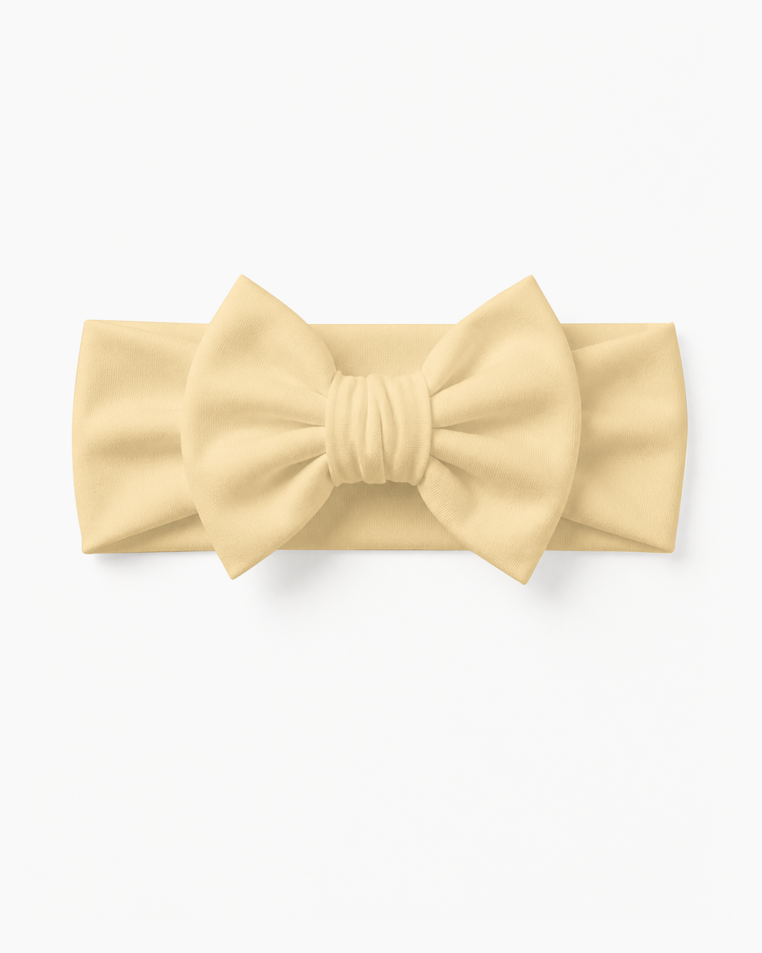 Solid Color Bamboo Luxe Bow Headband