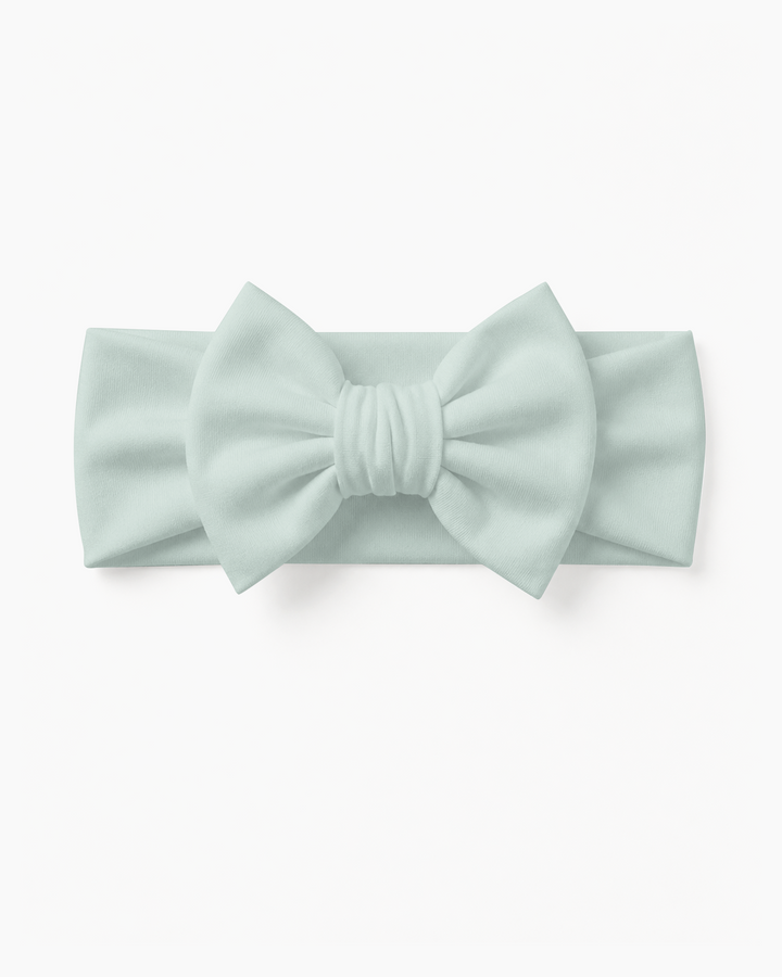 Solid Color Bamboo Luxe Bow Headband
