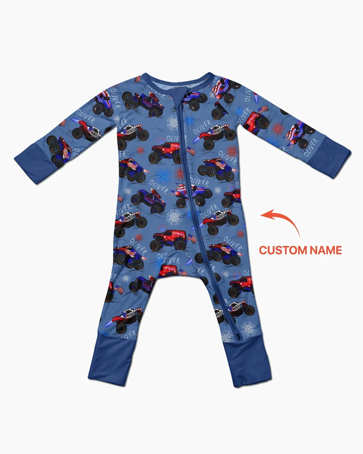 All American Thunder Custom Name Bamboo Convertible Zippy
