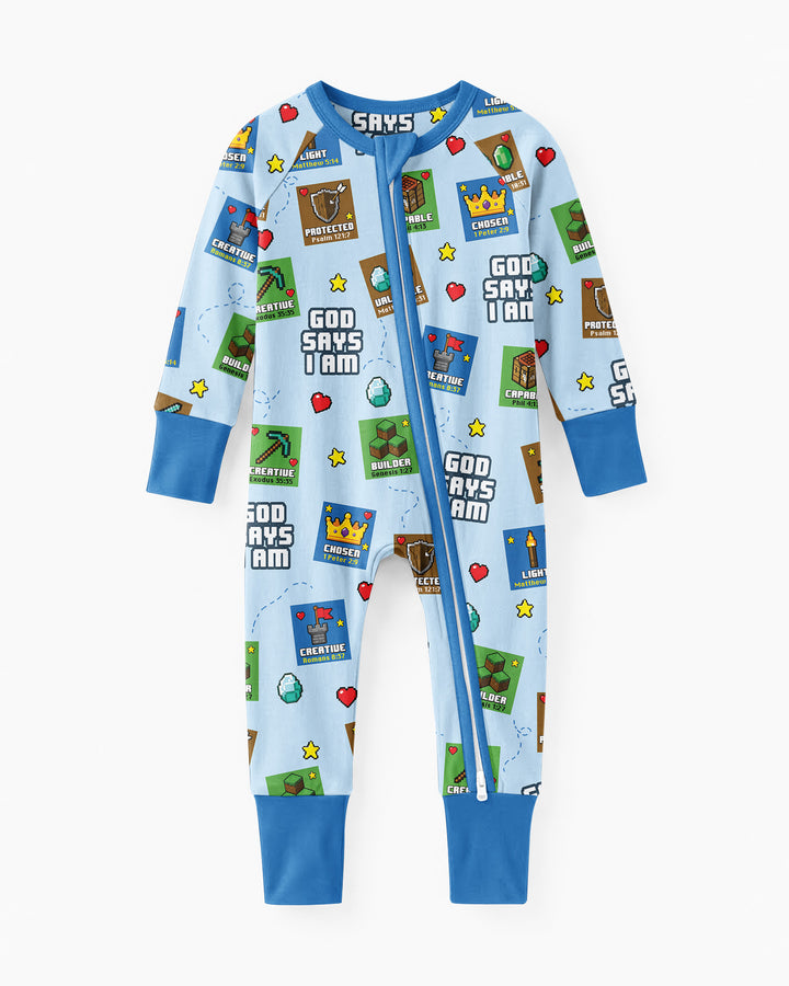 God Says I Am Gamer Bamboo Convertible Zippy