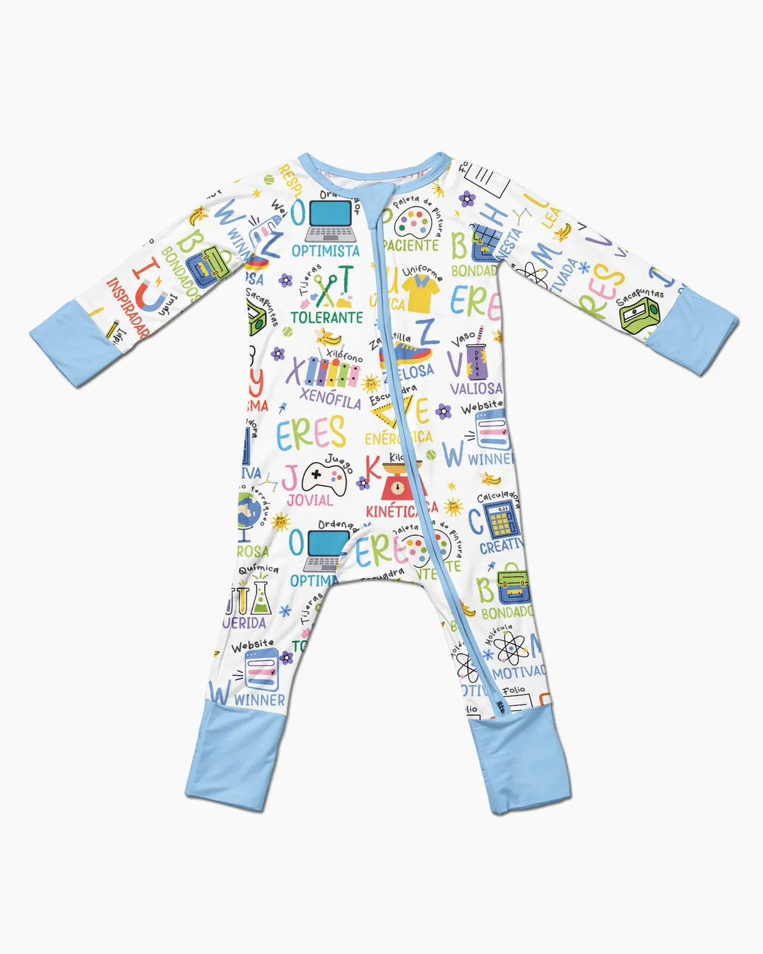 You Are Spanish Alphabet Version Bamboo Convertible Zippy