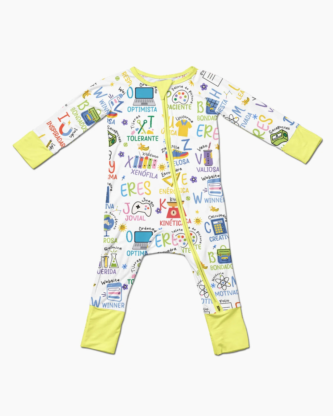 You Are Spanish Alphabet Version Bamboo Convertible Zippy