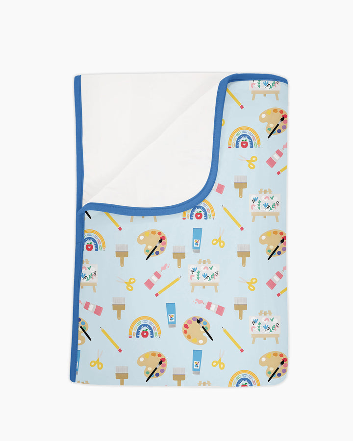 Custom Name When I Wake Up I Will Be Starting School Bamboo Blanket