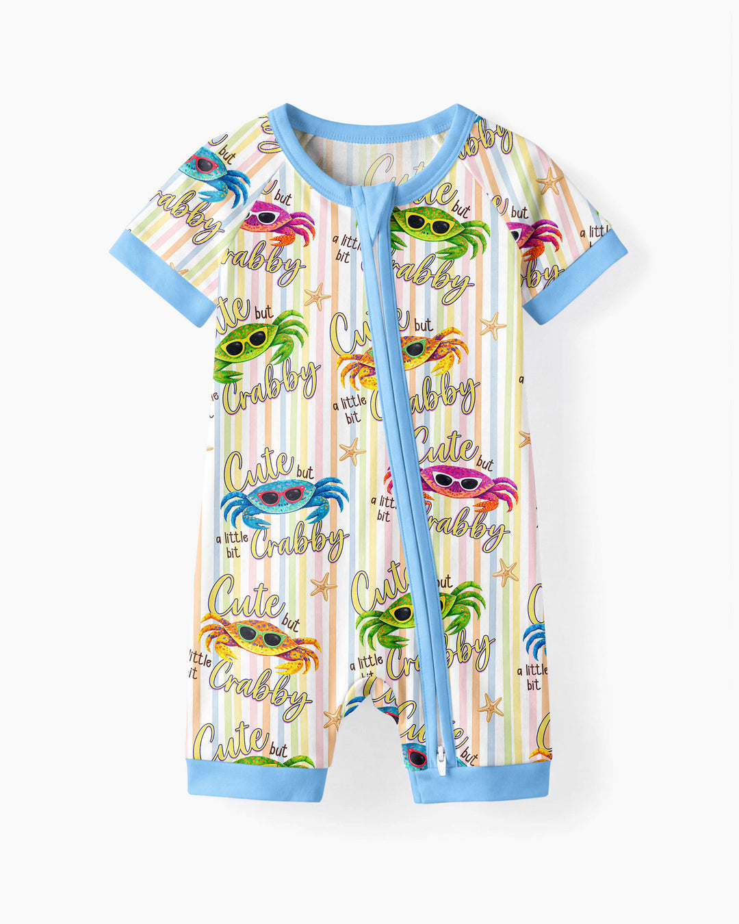 Cute But A Little Bit Crabby Bamboo Shorty Zippy