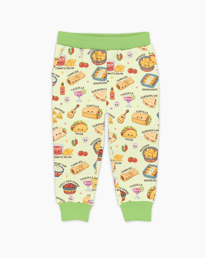 Kawaii Mexican Food Bamboo Jogger