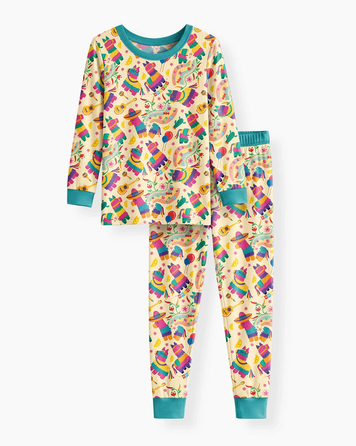 Template Bamboo Two Piece Long Sleeve Pyjamas Set