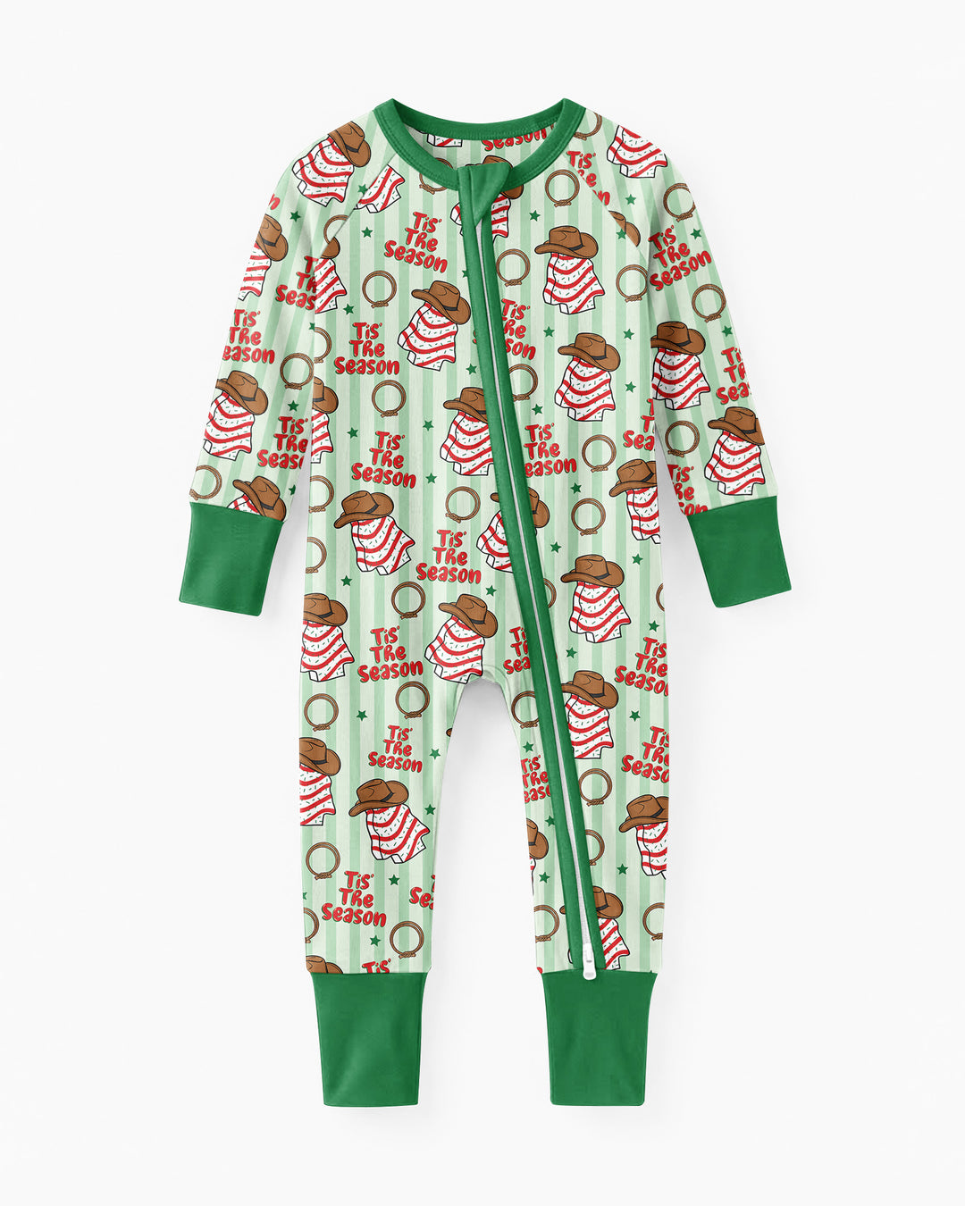 Western Christmas Tis the Season Bamboo Convertible Zippy