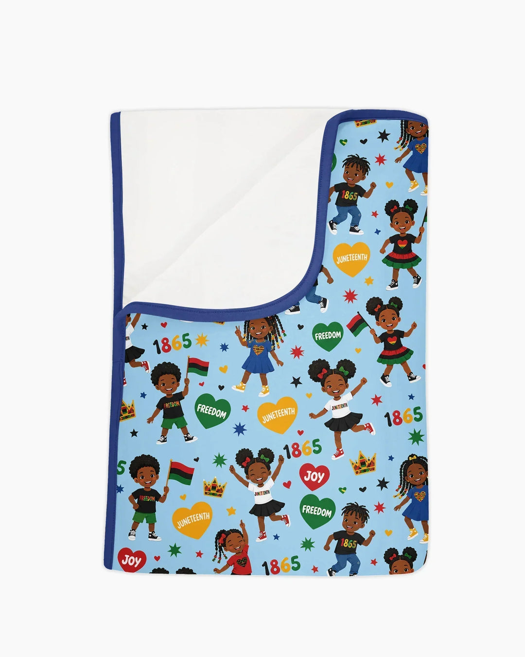 Celebrate Juneteenth Freedom Bamboo Blanket