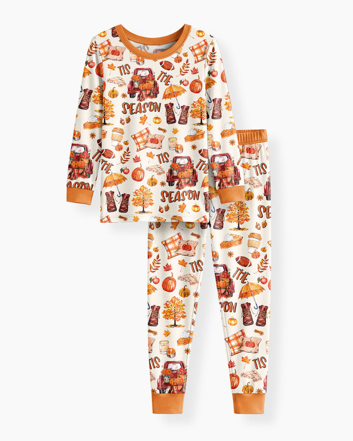 Template Bamboo Two Piece Long Sleeve Pyjamas Set