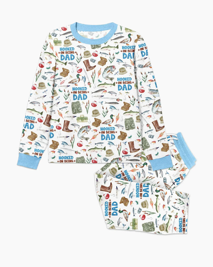 Hooked On Being Dad Daddy & Me Matching Bamboo Men's Pajama Set