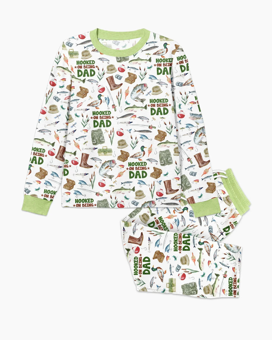 Hooked On Being Dad Daddy & Me Matching Bamboo Men's Pajama Set