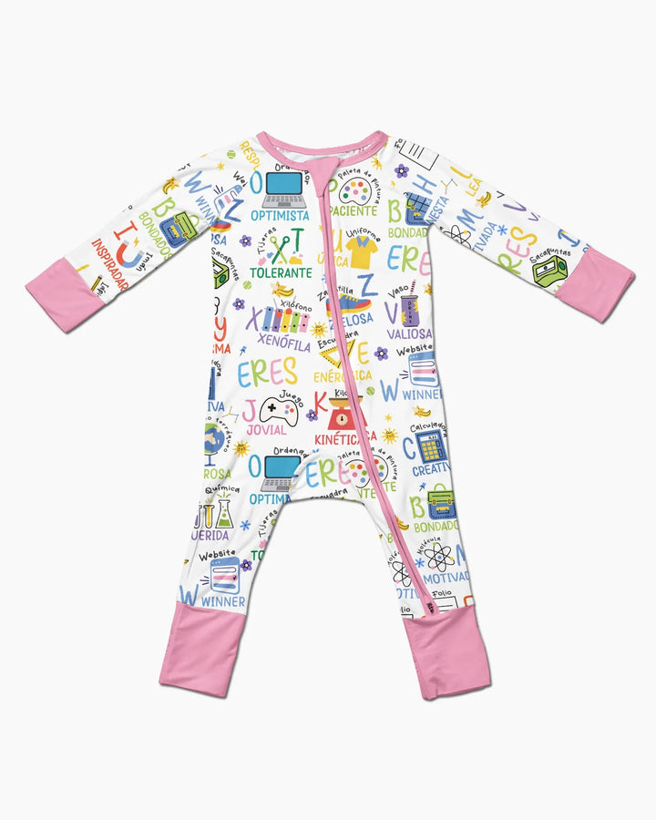 You Are Spanish Alphabet Version Bamboo Convertible Zippy