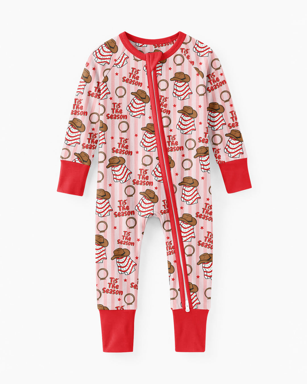 Western Christmas Tis the Season Bamboo Convertible Zippy