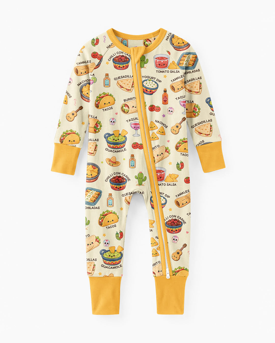 Kawaii Mexican Food Bamboo Convertible Zippy