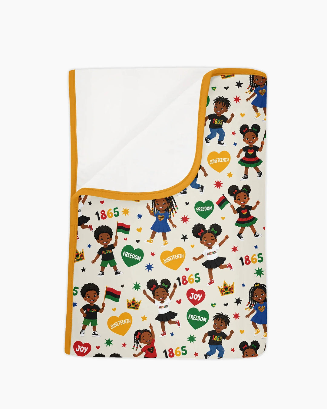 Celebrate Juneteenth Freedom Bamboo Blanket