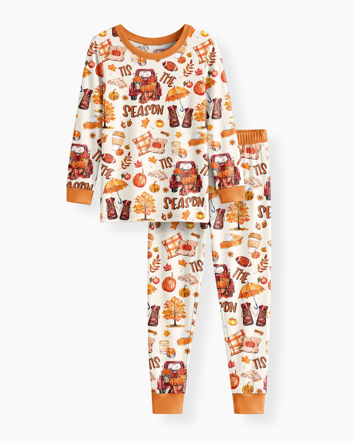 Template Bamboo Two Piece Long Sleeve Pyjamas Set