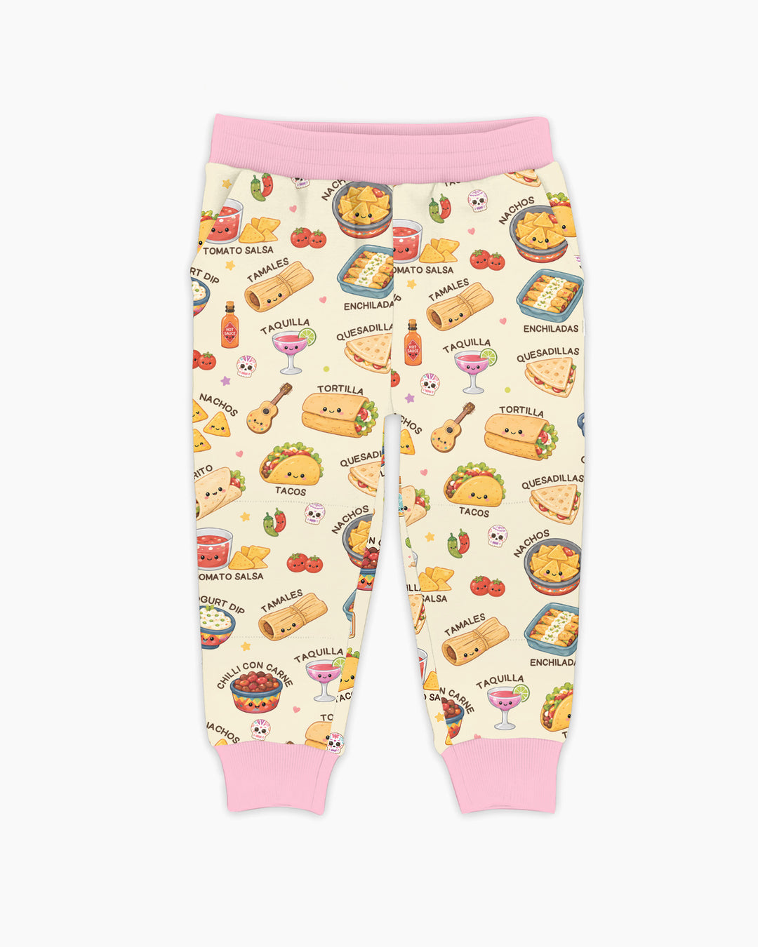 Kawaii Mexican Food Bamboo Jogger