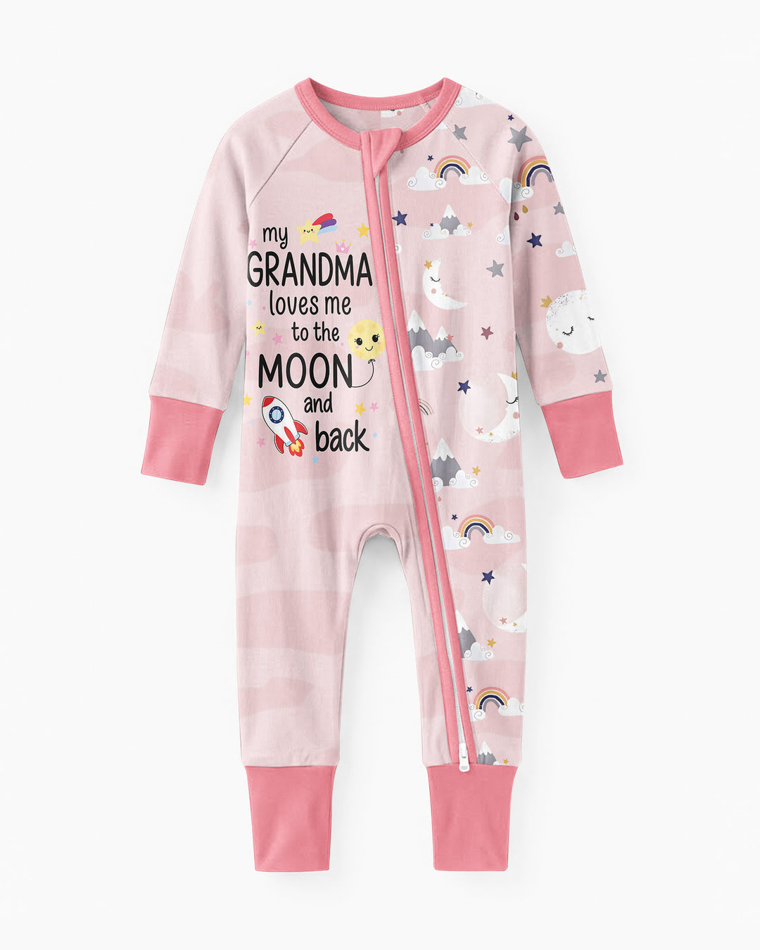 My Grandma Loves Me To The Moon And Back Bamboo Convertible Zippy