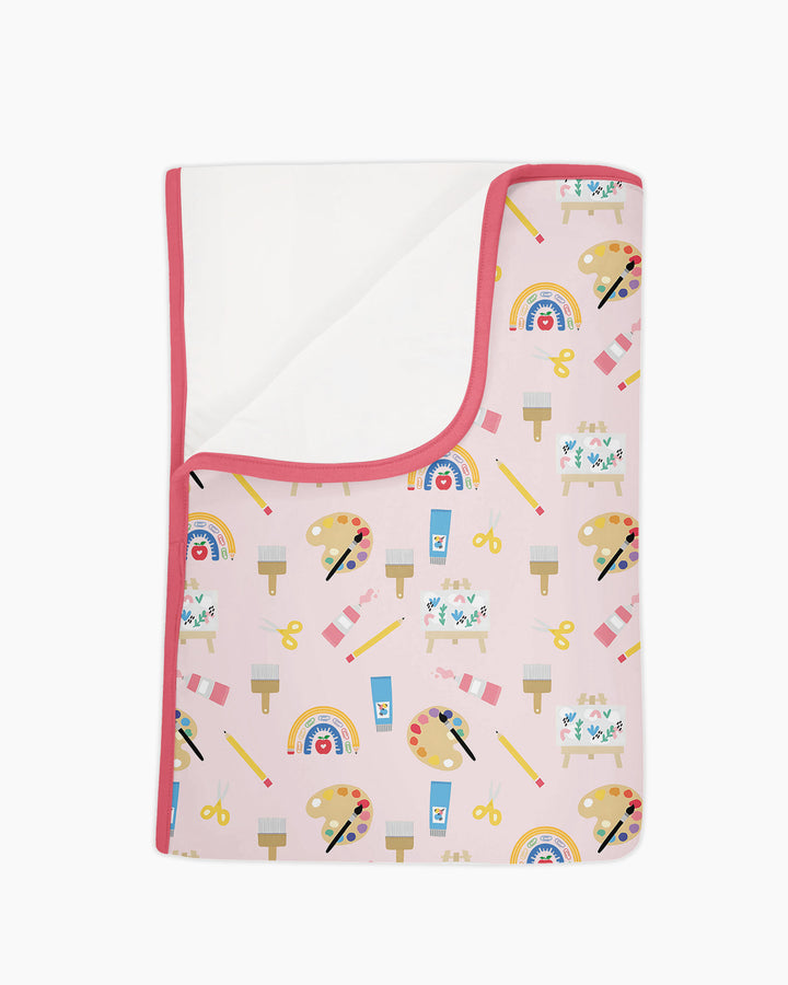 Custom Name When I Wake Up I Will Be Starting School Bamboo Blanket