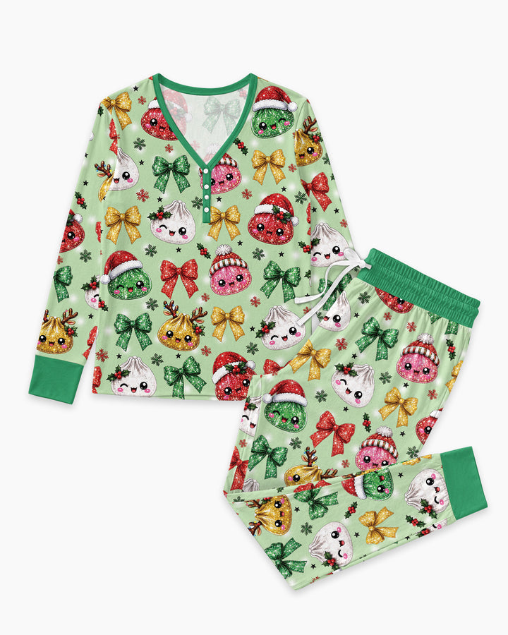 You're A Christmas Dumpling Bamboo Women Pajama Set