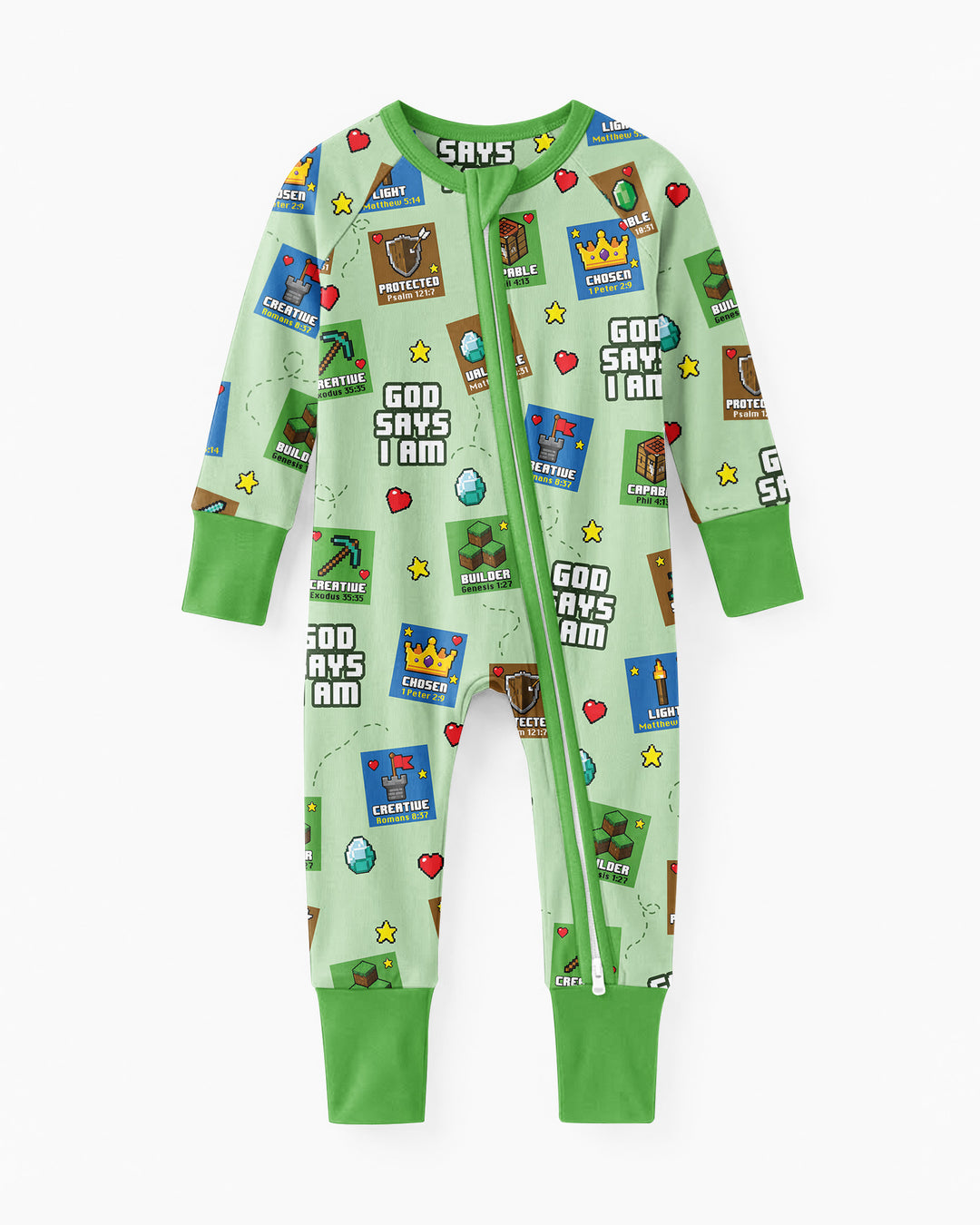 God Says I Am Gamer Bamboo Convertible Zippy
