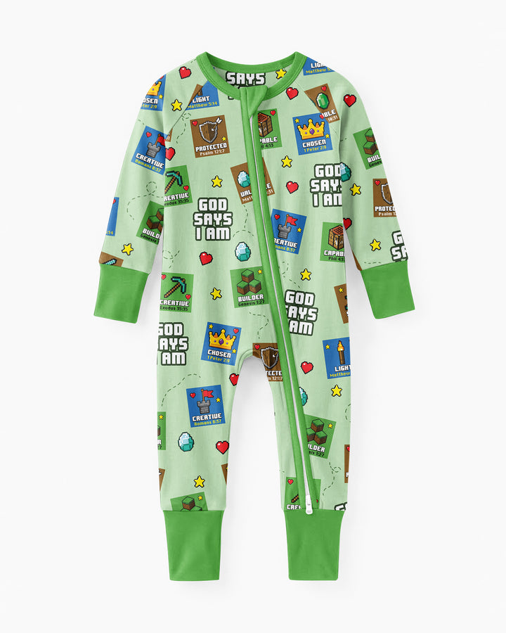 God Says I Am Gamer Bamboo Convertible Zippy
